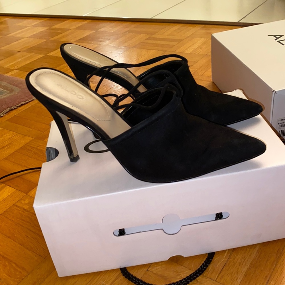 Aldo Carolina tie up heels